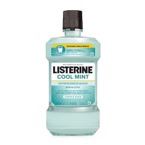 Enxaguante Bucal Listerine Cool Mint Zero Álcool Hortelã Suave 1 Litro