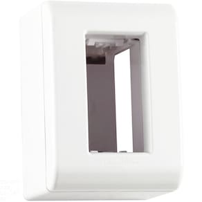 Caixa de Sobrepor 1 Posto Tramontina LizFlex Branca Tramontina