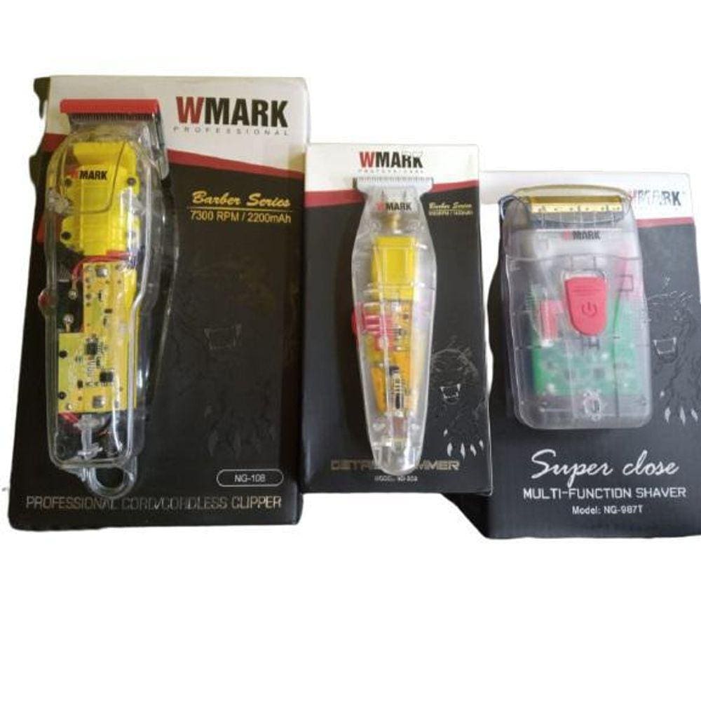 Combo Wmark Maquina De Corte + Acabamento + Shaver