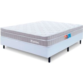 Cama Box Casal Premium Molas Ensacadas com Espuma D33 Astronasa 138x188cm BF Colchões