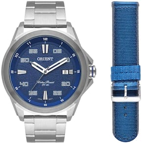 Relógio Orient Masculino Ref: Mbss1426 D2sx Prateado Troca Pulseira