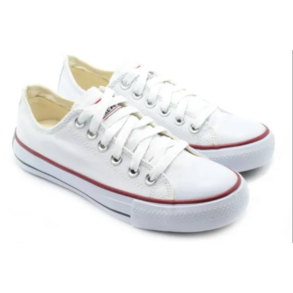 Tênis All Star Converse Plataforma De Couro Ct9830001 Branco