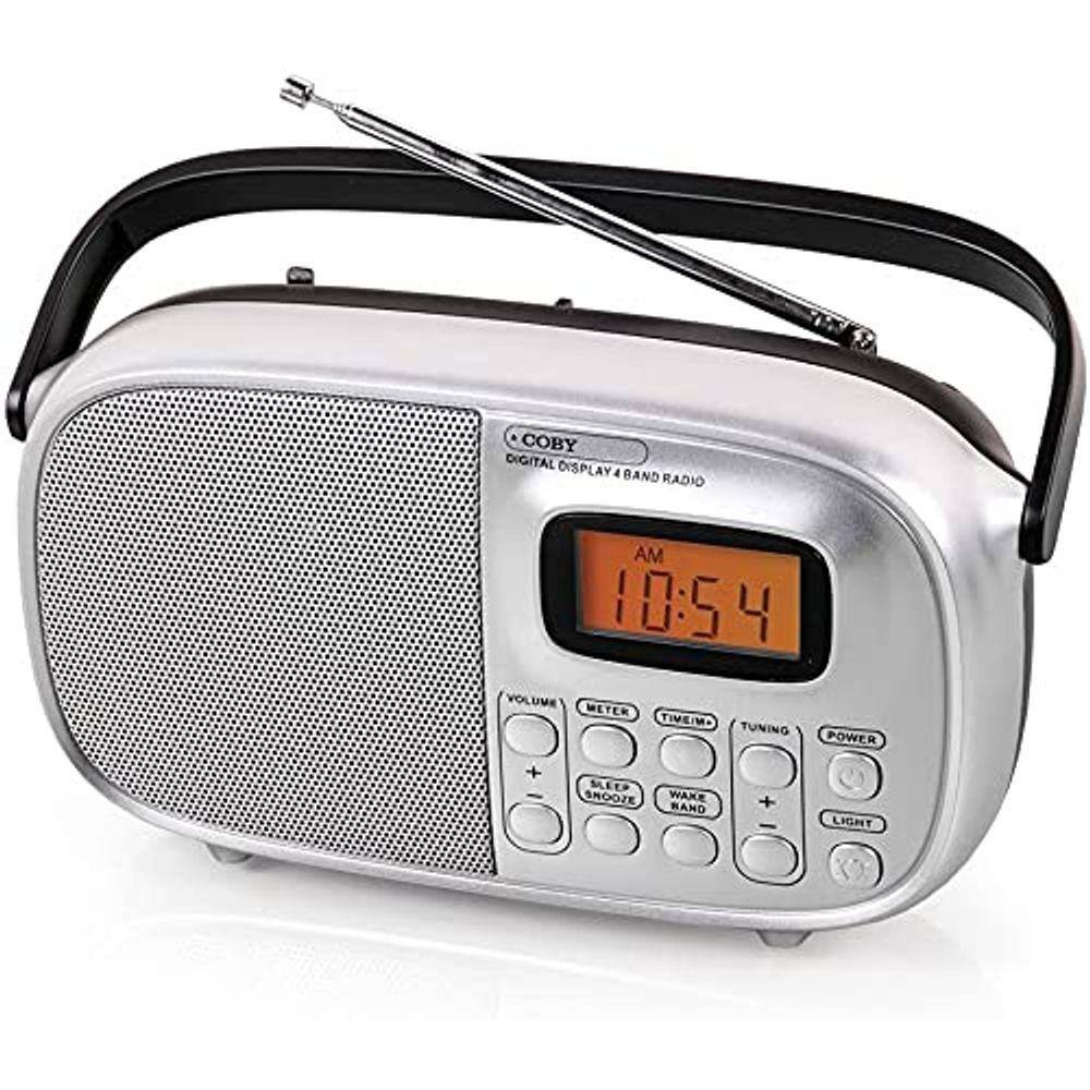 Despertador Alarma COBY CR-202 Portable AM/FM Stereo Radio With World ...