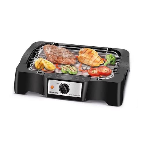 Churrasqueira Elétrica Mondial Pratic Steak & Grill Ii Ch-07 - 220v Menor preço em Churrasqueira Elétrica Mondial Pratic Steak & Grill Ii Ch-07 - 220v
