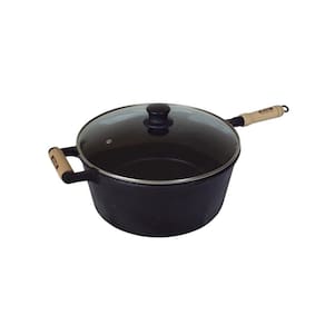 Caçarola de Ferro Com Cabo e Tampa de Vidro - 1,1 Lt