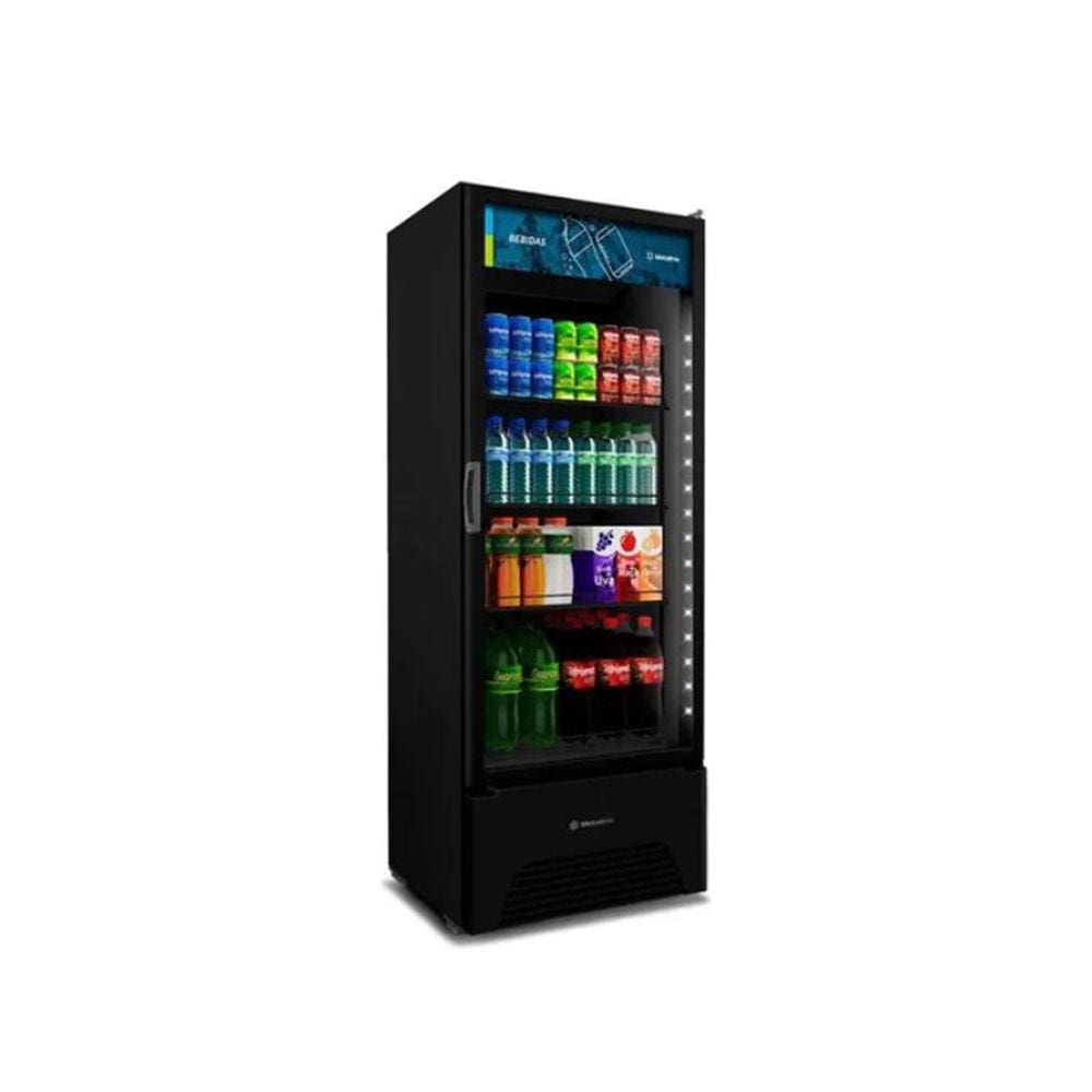 Refrigerador Expositor Bebida 220v Vb52 Black 497l Metalfrio