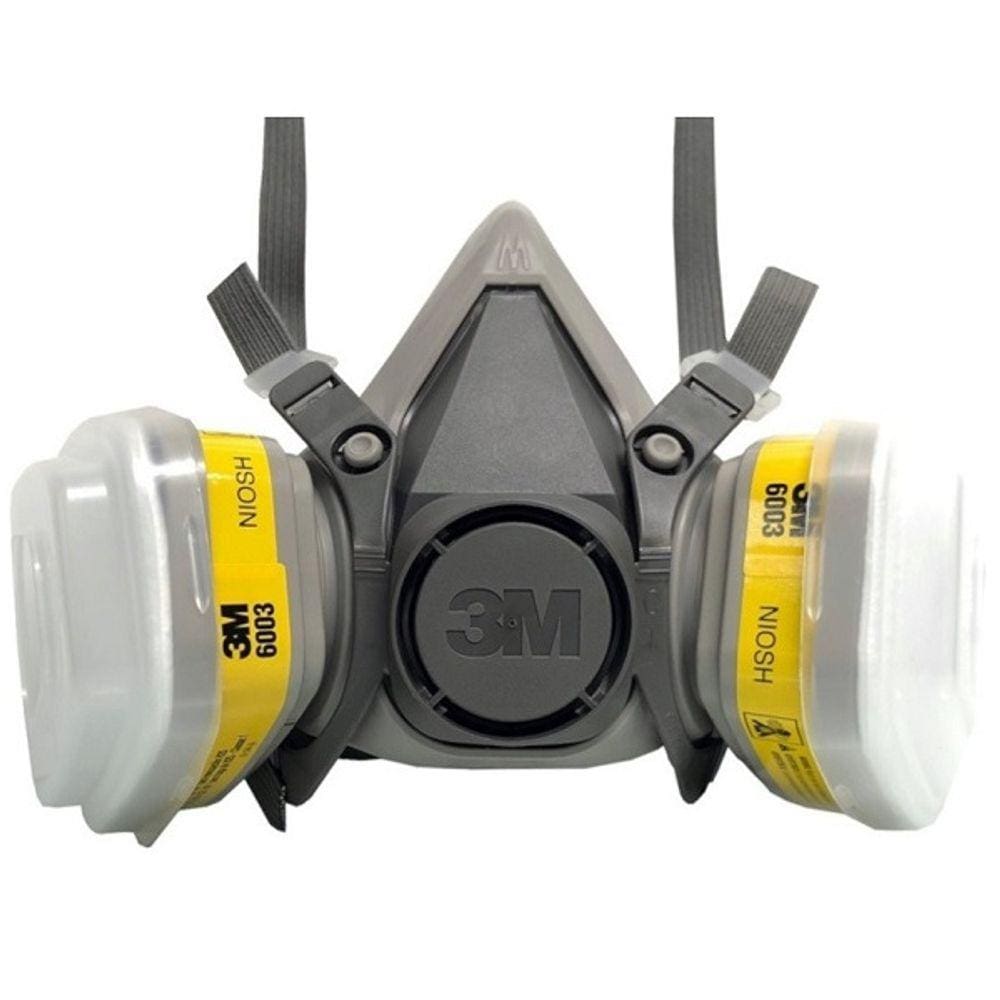 Kit Respirador Mascara 6200 para Serviços Gerais 3M