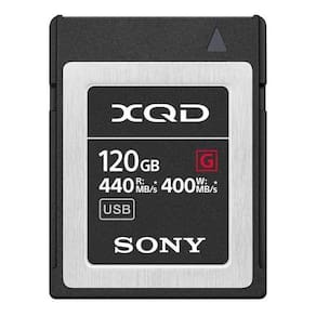 Cartão De Memória Xqd Sony Serie G 440-400Mb/S 120 Gb