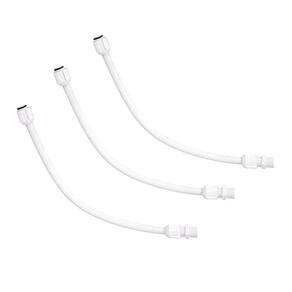 Kit 3 Un Engate Flexível 1/2 X 30Cm Água Fria Pvc Tigre