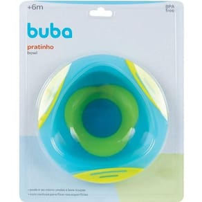 Pratinho Fundo BOWL para Bebe com Ventosa 6M+ Buba