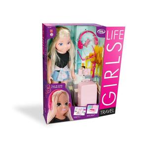 Mala de Viagem Bordo Infantil 360 Barbie Mattel Senha Luxcel