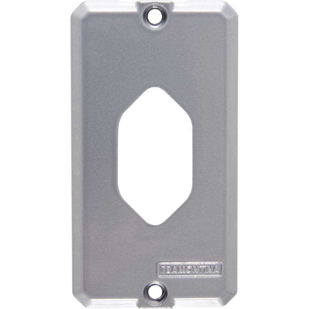 Tampa para condulete 1/2" e 3/4" com 1 posto vertical Tramontina