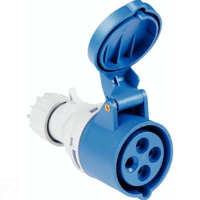 Tomada de Acoplamento Industrial 3P+T 16 A 220-250 Vca 9 H Tramontina Tramontina