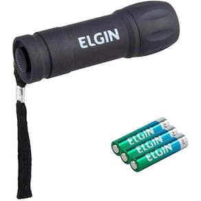 Lanterna Importada 09Led Com 3 Pilhas Aaa Elgin