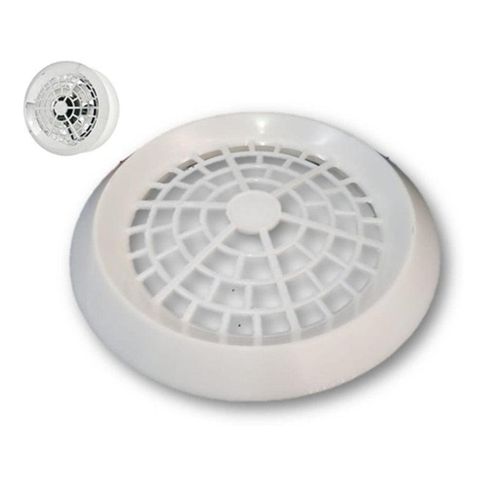 Grade Redonda De Plástico Para Exaustor 25cm Loren Sid