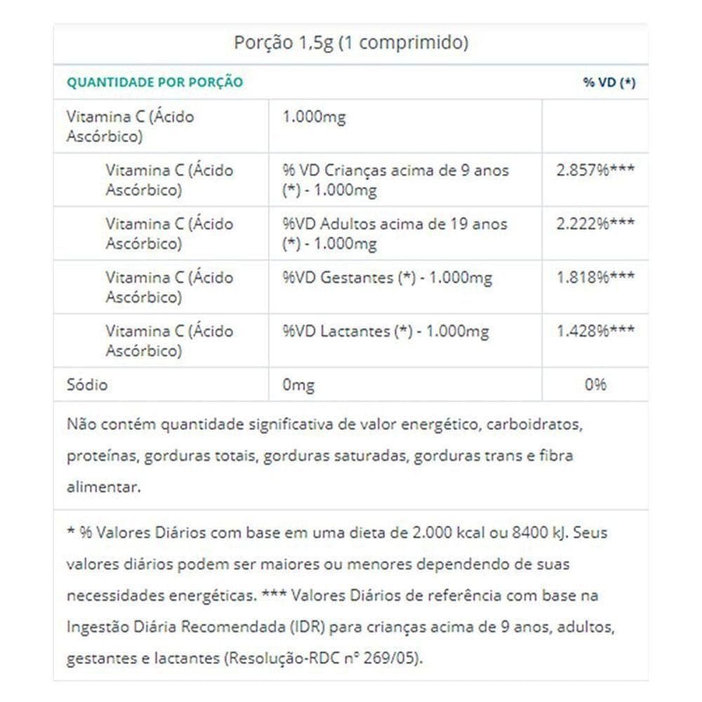 Vitamina C 1000mg Catarinense Pharma 30 Cápsulas