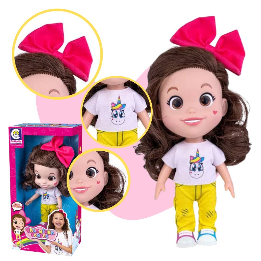 Boneca da arlequina infantil