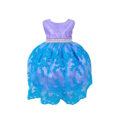 Vestido Infantil Realeza Lilás Com Azul | Casas Bahia Vestido Infantil Realeza Lilás Com Azul | Casas Bahia