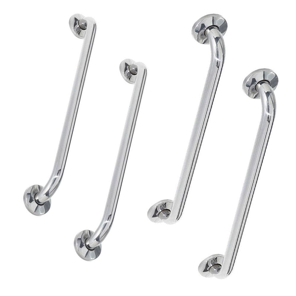 Alça Apoio Kit 4 unidades 40cm e 60cm Inox Idoso Cadeirante Acessibilidade Deficiente Banheiro