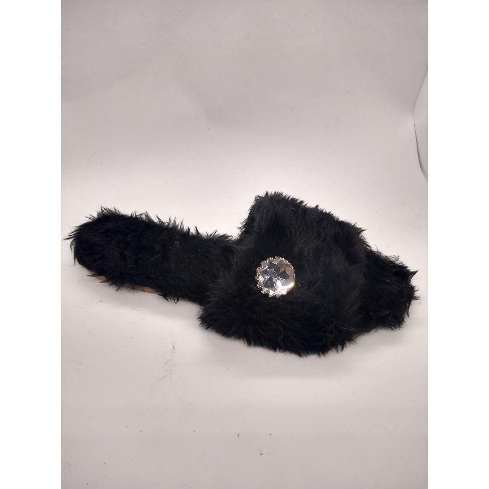 Chinelo maternidade pantufa estilo slide pelúcia confortável sola antiderrapante Sol la Fiore