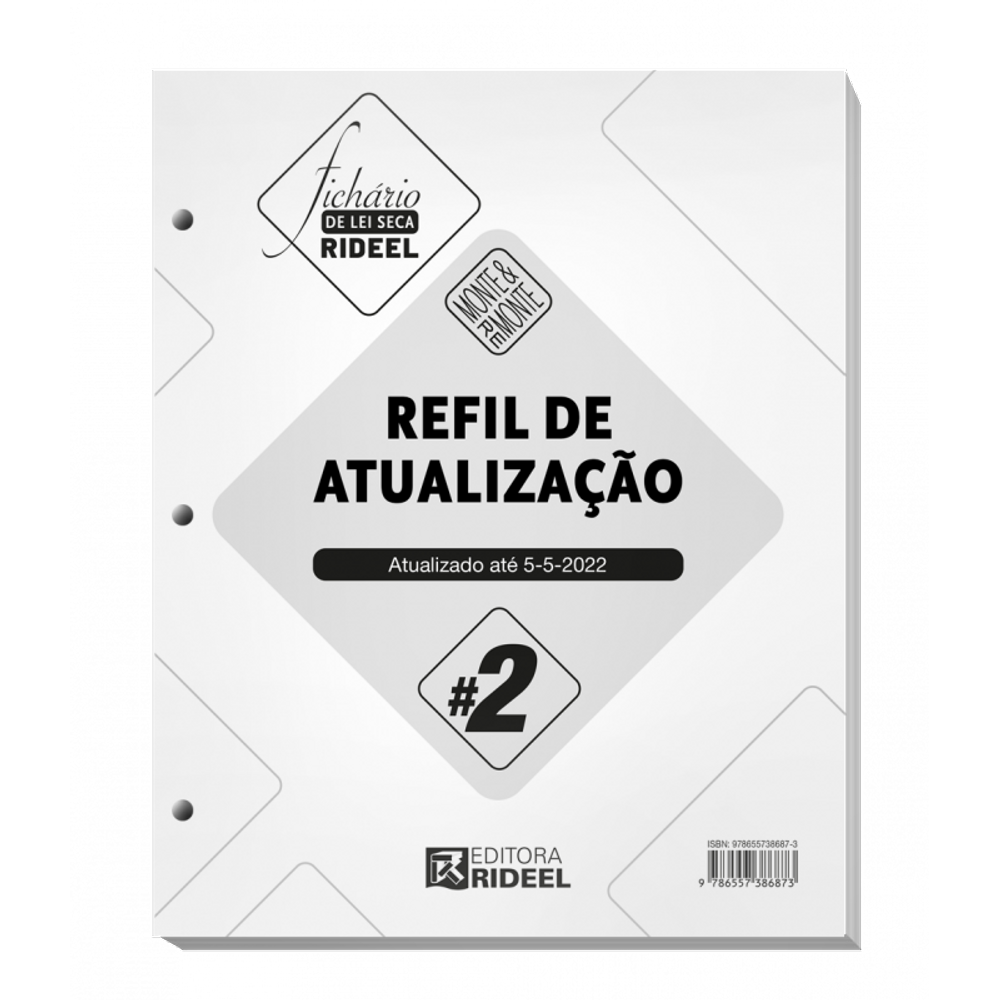 Refil De Atualização #2 - Fichário De Lei Seca Rideel Monte & Remonte