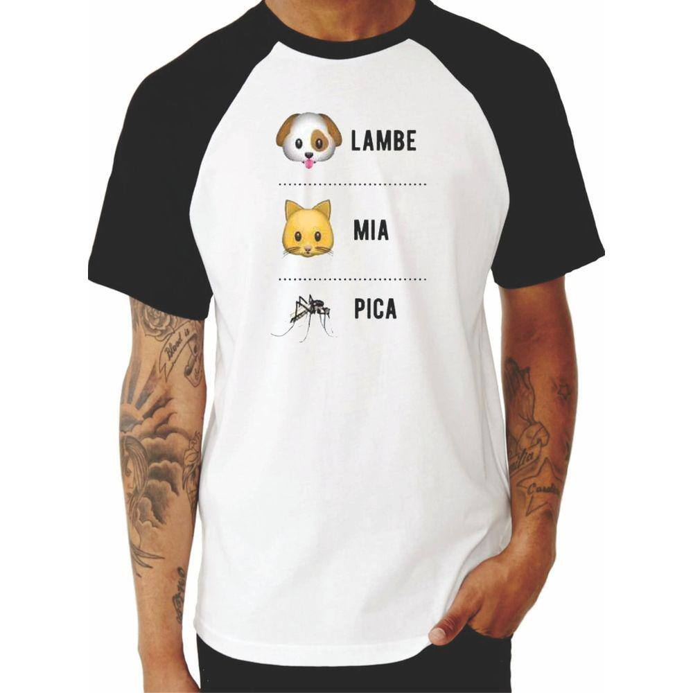 Camiseta Chupa Mia E Pica | Casas Bahia