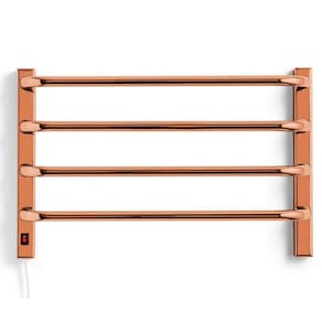 Toalheiro Térmico para 1 Toalha 220v Fio Lado Esquerdo Bronze