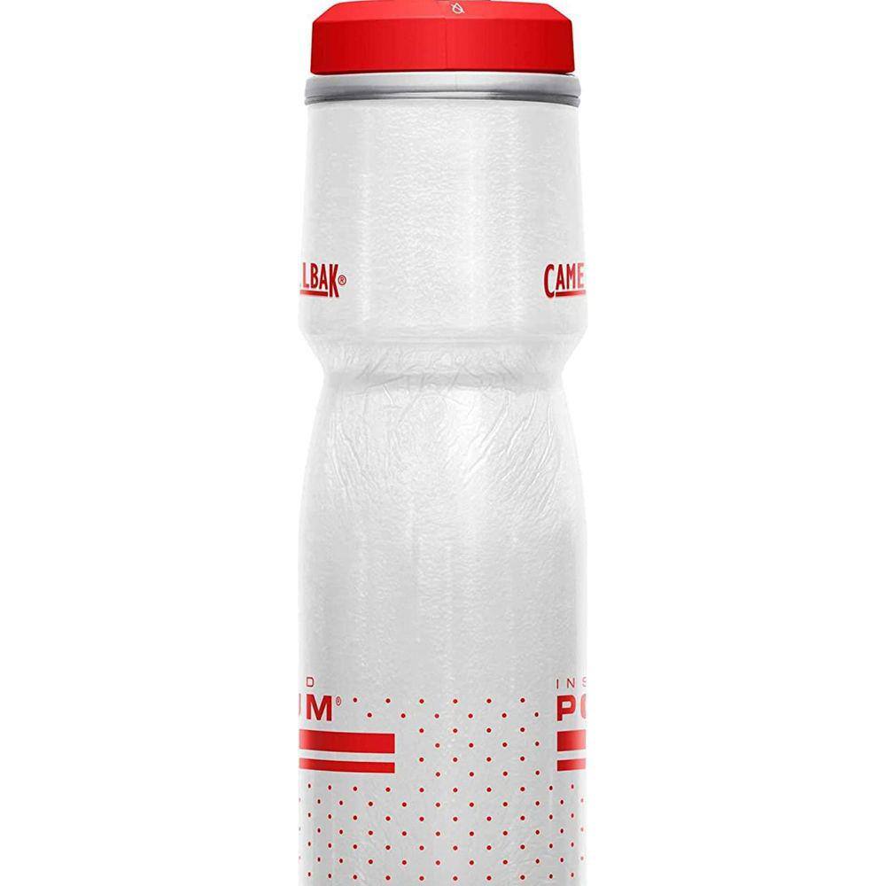 Garrafa Podium Chill 710 ml Branco e Vermelho- Camelbak