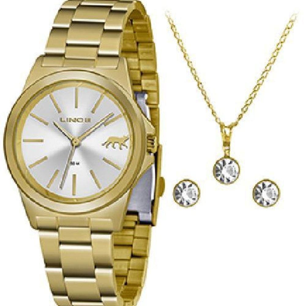 Kit Relógio Lince Puls Aço 50M