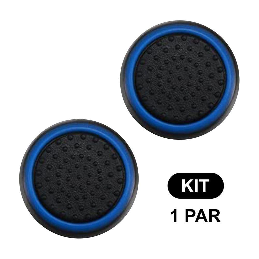 1 Par de Grips p/ controle Anti Derrapante Silicone Botão Analógico do Joystick