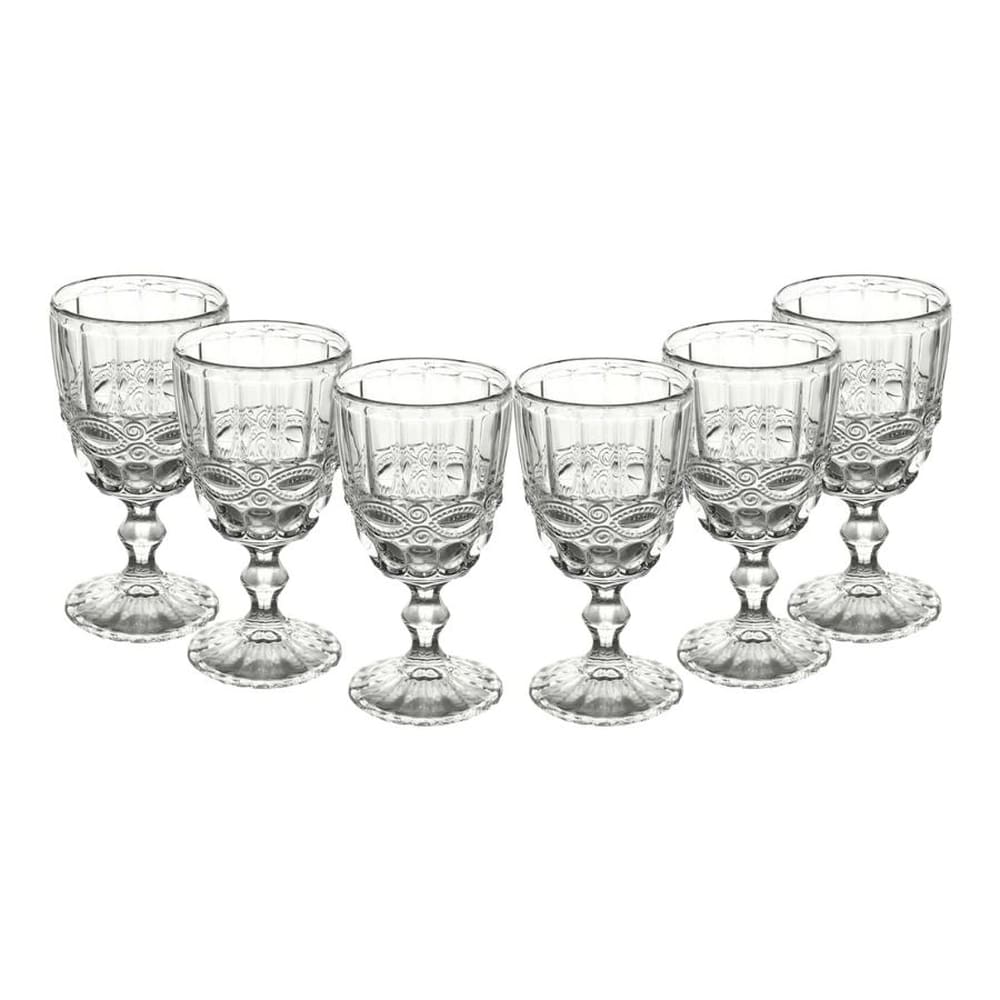 Jogo 6x PeçasTaça água de vidro Clear 260ml Class