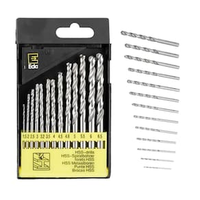 Jogo De Broca Para Metal Com 13 Peças Aço Rápido 1.5 - 6.5mm