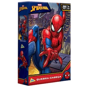 Quebra-Cabeça Puzzle Marvel 200 Peças Spider Man Toyster
