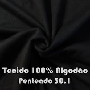 Camiseta Masculina Básica Hipsters Algodão Manuscrita Preta