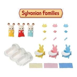 Sylvanian Families Conjunto Cuidando Trigêmeos 5532 Epoch
