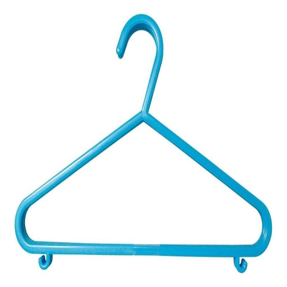 Kit 06 Cabides Infantil Azul Clingo C0047