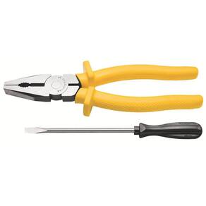 Kit alicate 8" e chave fenda 1/8x3" Tramontina