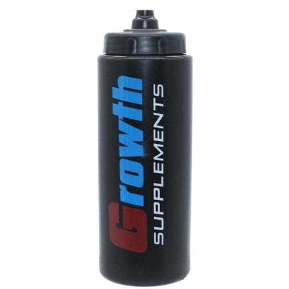 Squeeze Copo Garrafa De Academia Treino Preto 800Ml Growth