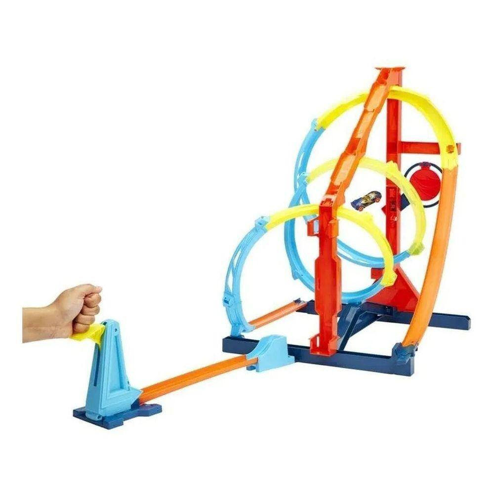 Pista Hot Wheels Rei do Looping Loop Star Mattel