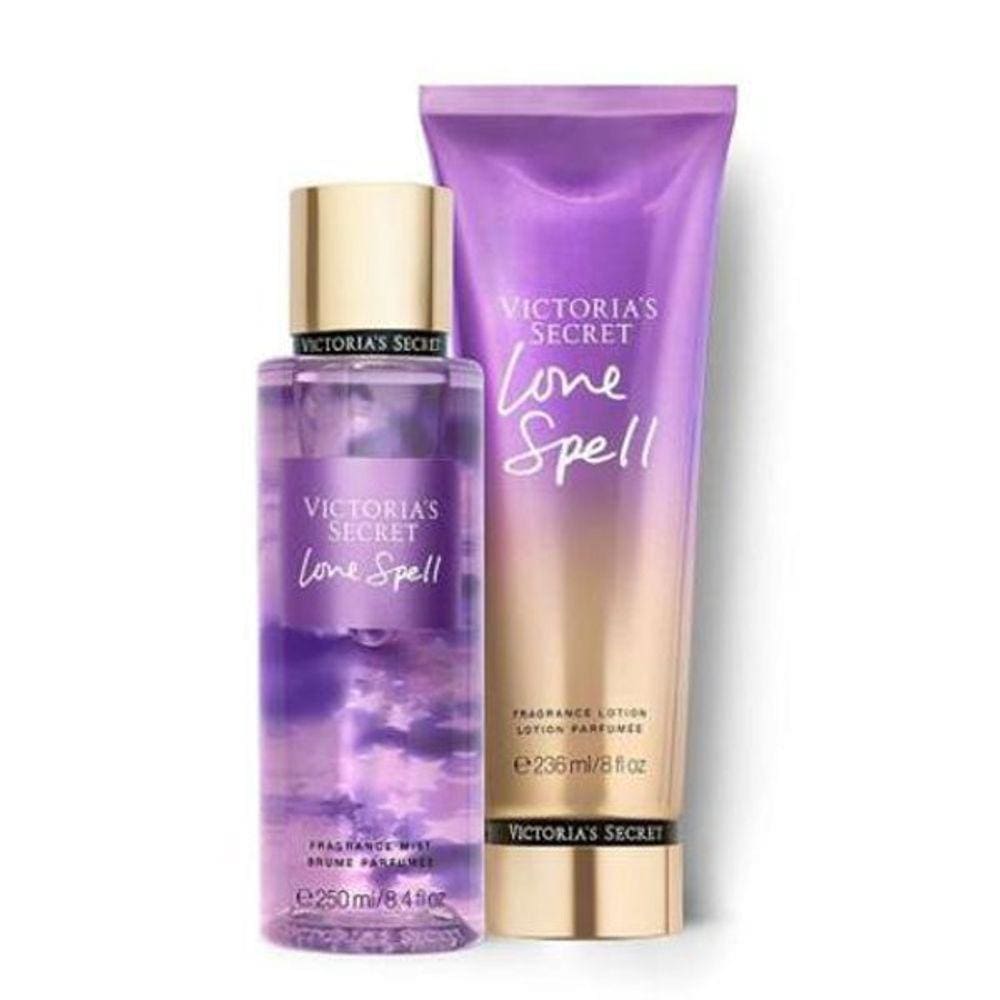Kit Body Splash + Creme Victoria`S Secret Love Spell