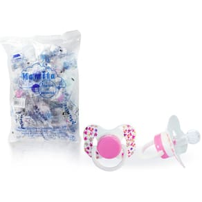 Chupeta Borboleta Decorada Silicone - Saquinho 25Un Diversos
