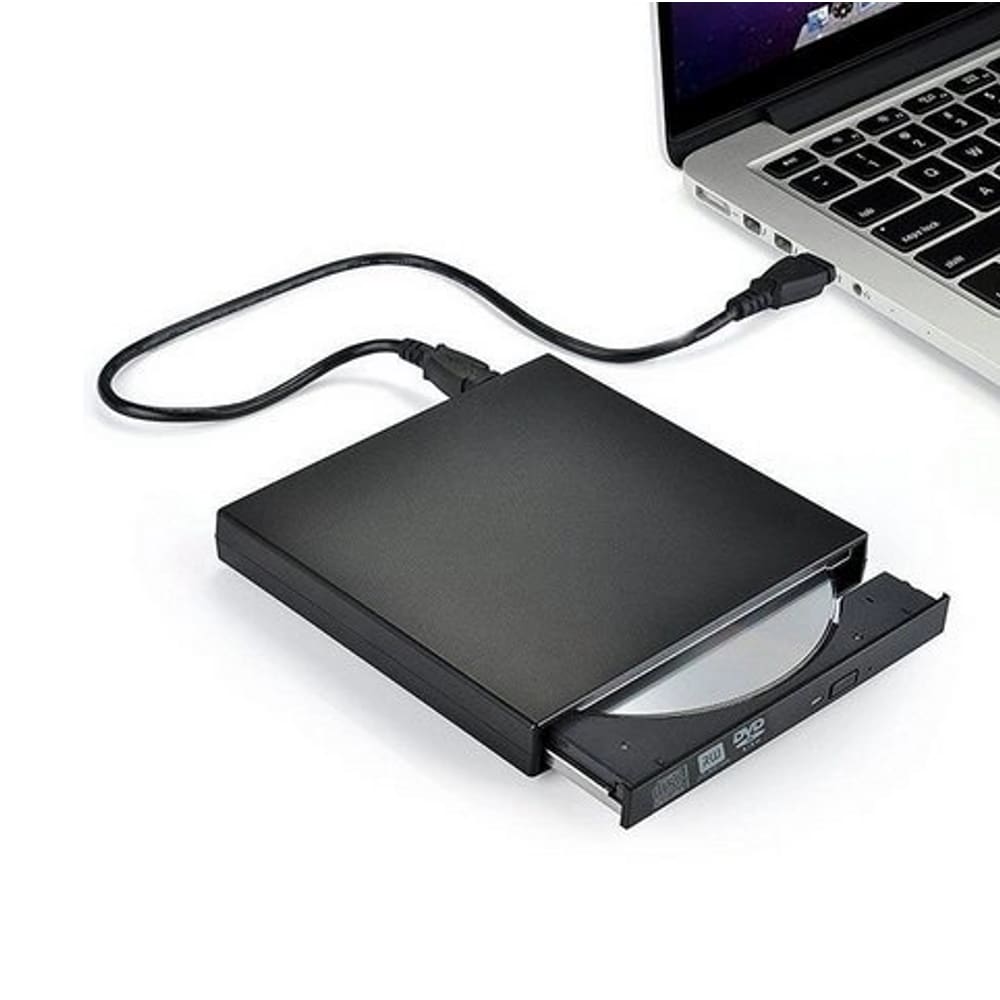 Gravador E Leitor Externo De Cd E Dvd Slim Portatil Usb Para Pc E ...