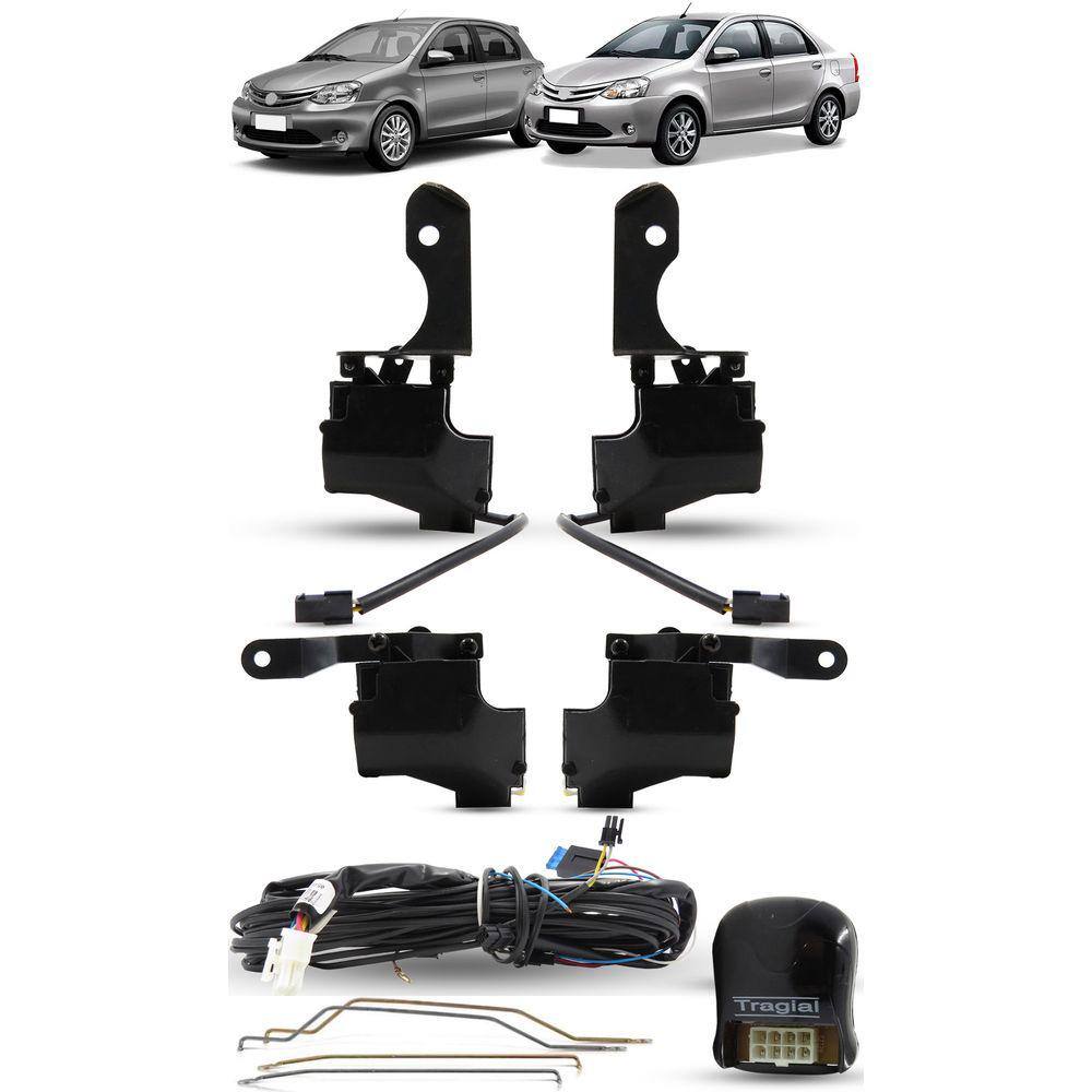 Kit Trava Eletrica Tragial Toyota Etios 2013 Em Diante 4 Portas