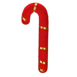 Kit 4 Enfeites Pendente Para Árvore De Natal Bengala 20cm