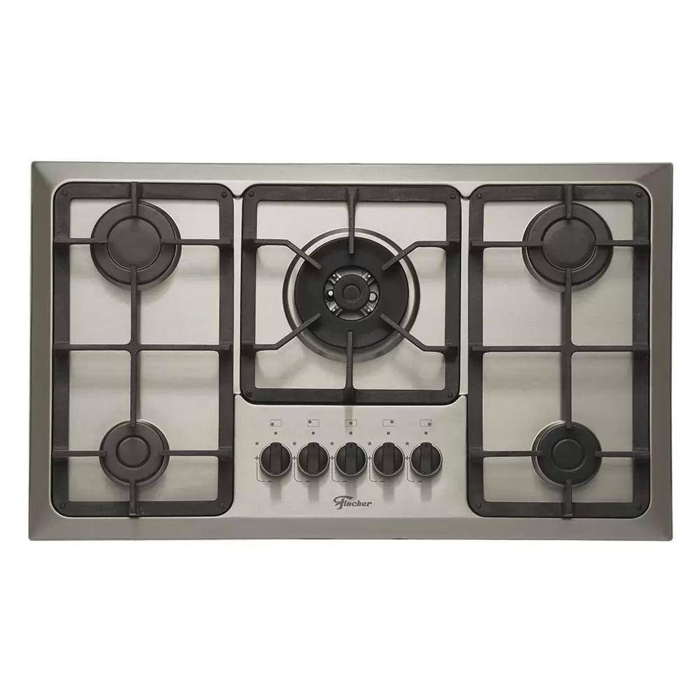 Fogao cooktop fischer 5q tc infinity gas Black Friday Vale Pix