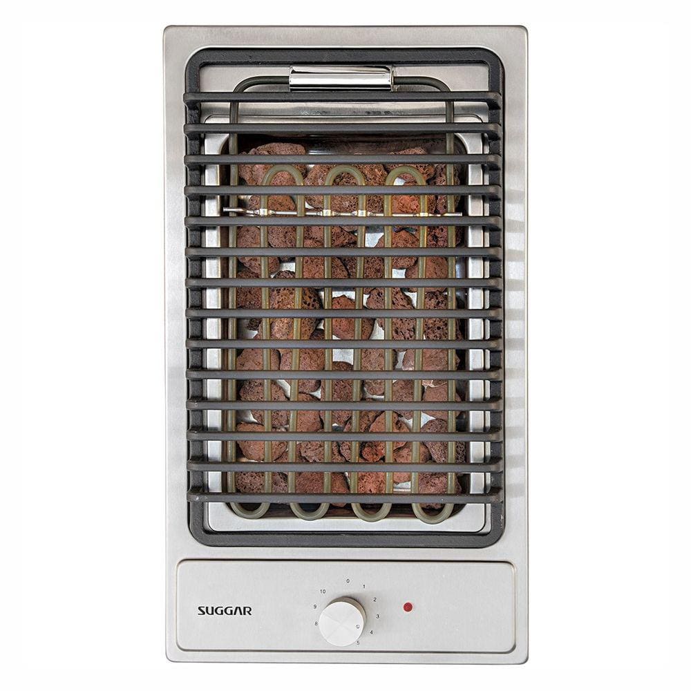 Cooktop 2 Bocas Suggar Inox - Barbecue - Gás 220v - Ck0002ix