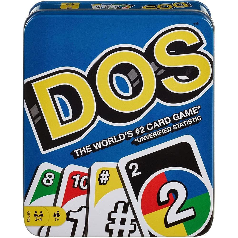 Jogo De Cartas Uno Dos Lata Multicolor - Mattel GFY52
