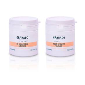 Kit 2 Estanca Sangue Pó Hemostático 25G Granado