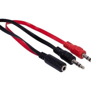 Cabo Adaptador 2 P2 Macho Para 1 P2 Femea Le-1007