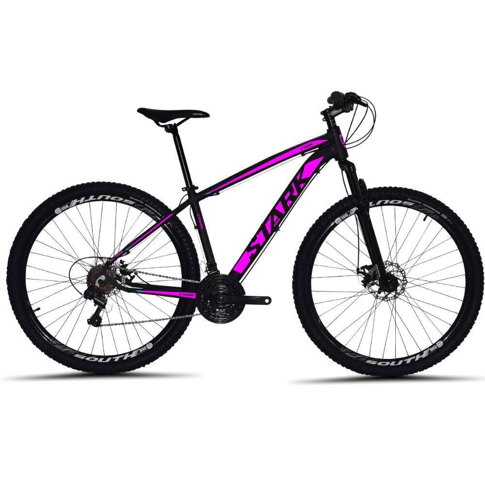 Bicicleta South Bike Stark Aro 29 Susp. Dianteira 24 Marchas - Preto/rosa